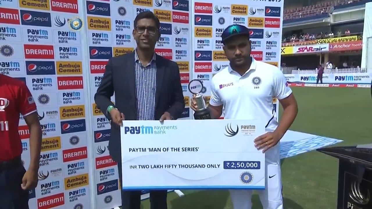 Player of the Series: Rohit Sharma (India)