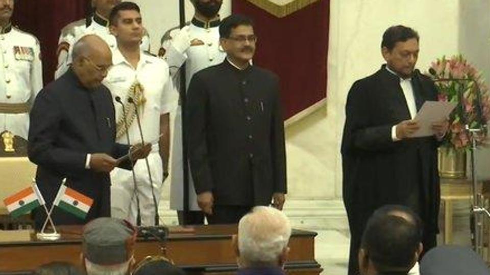 President Ramnath Kovind Administered Bobde Administered to the Chair 