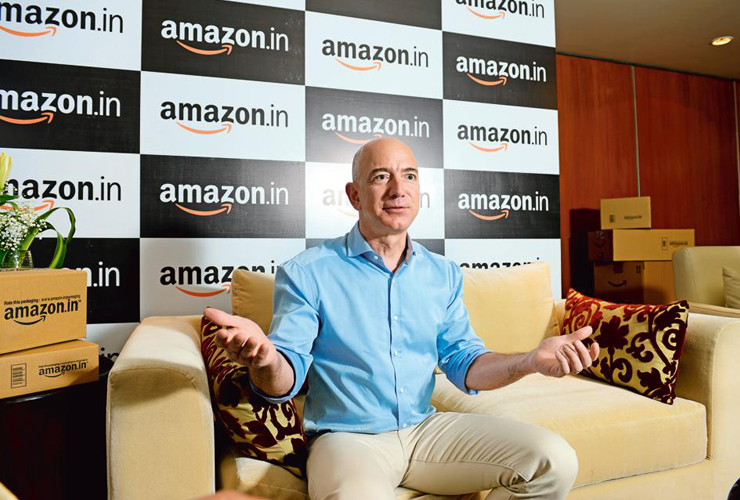 Jeff Bezos India Trip: Announces Large Investment, Faces ‘Go Back’ Protests