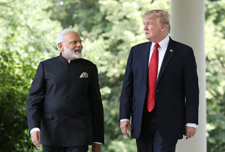 Donald Trump Arrives in Ahmedabad, To Visit Sabarmati Ashram