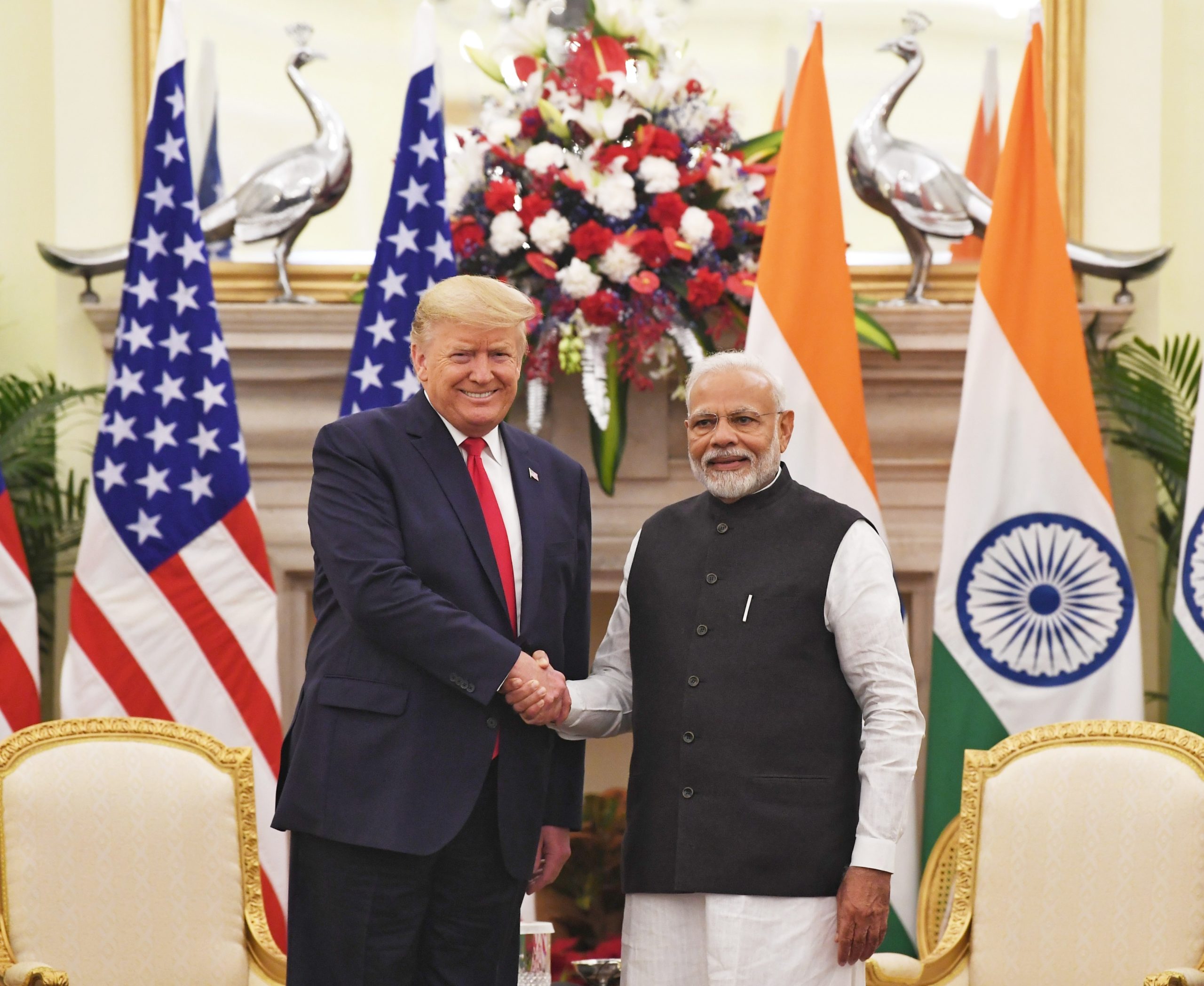 Modi and Trump Bilateral Discussion