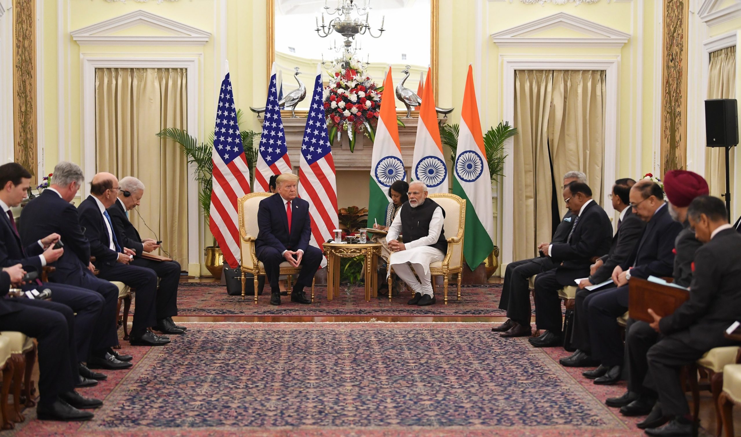 PM Modi and President Trump Bilateral Discussion