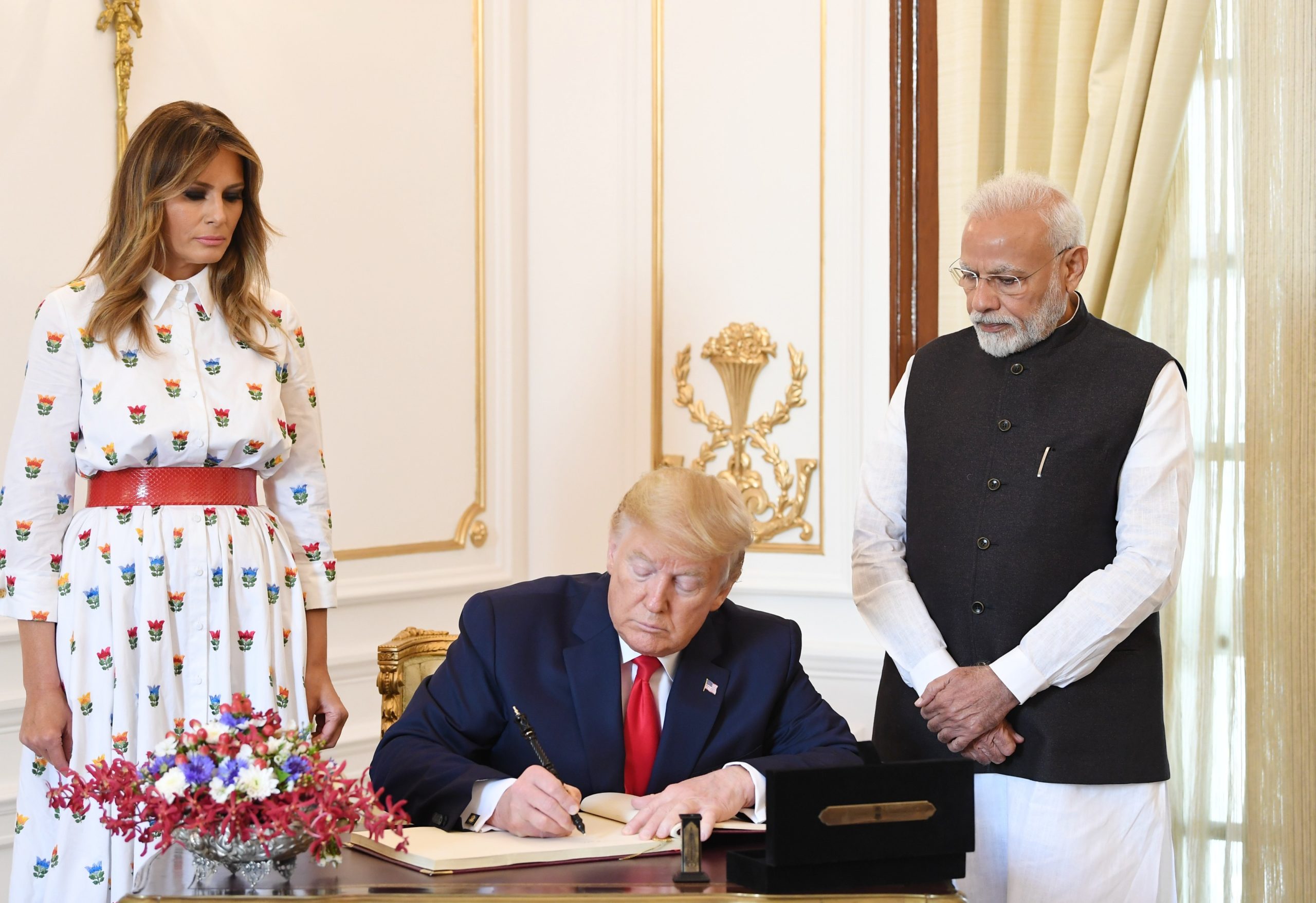 President Trump and PM Modi Bilateral Discussion