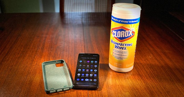 'Clorox Disinfecting Wipes’ - Clean Your Phone