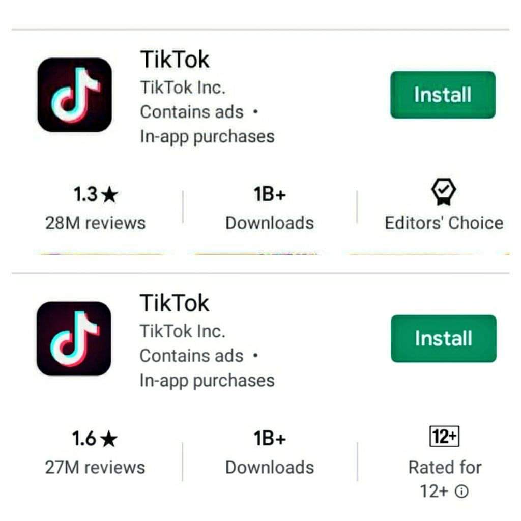 Tiktok Reviews and Ratings