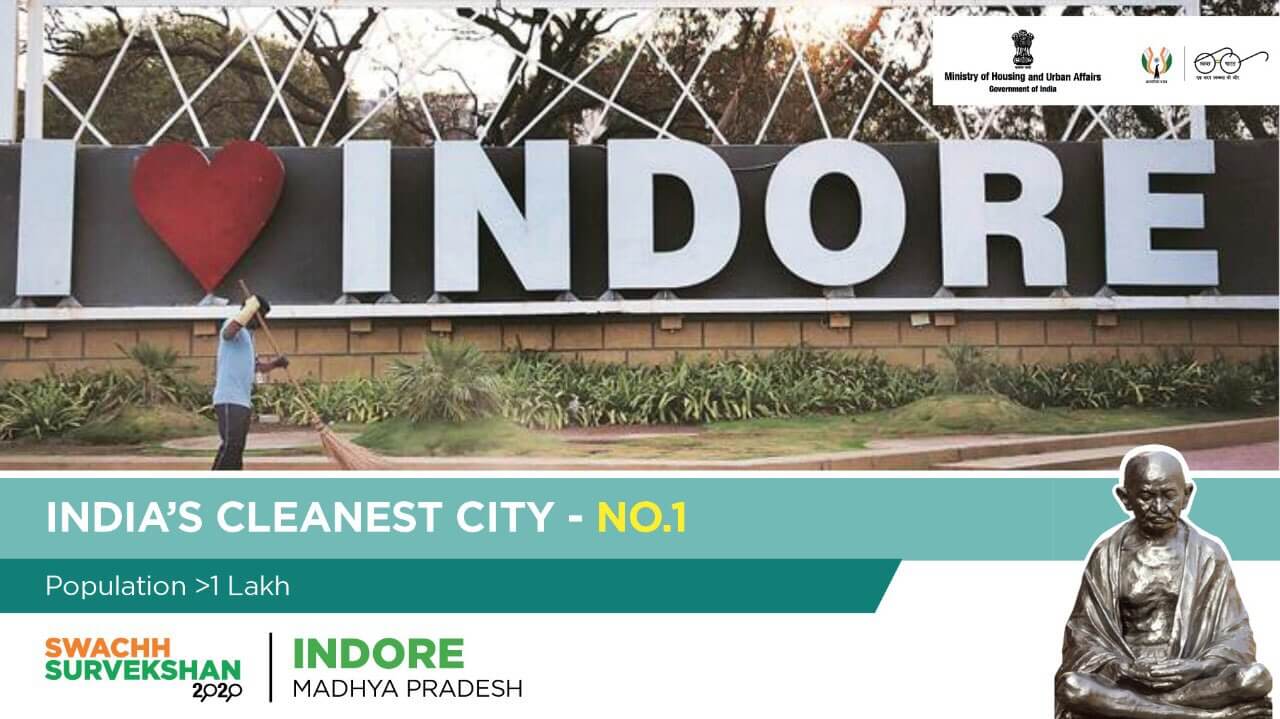 Indore Declared the Cleanest City in India