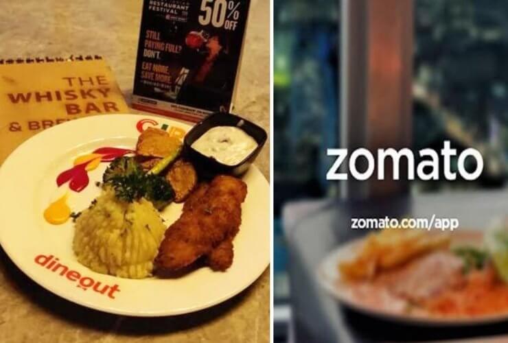 Zomato and Dineout